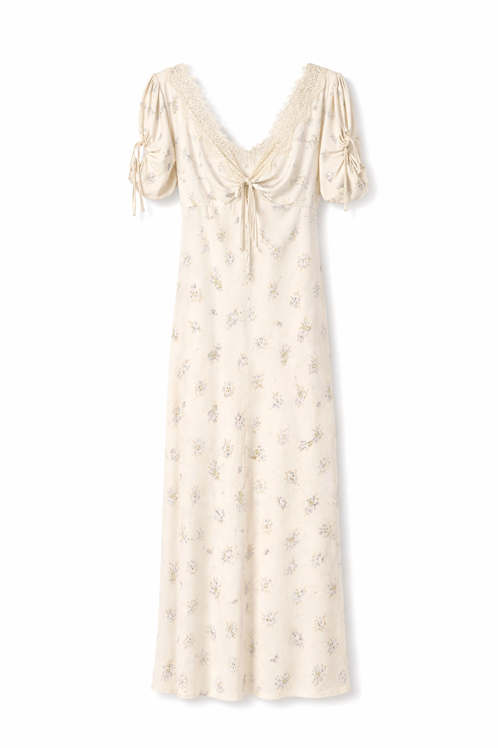 Abito floreale con pizzo IMPERIAL