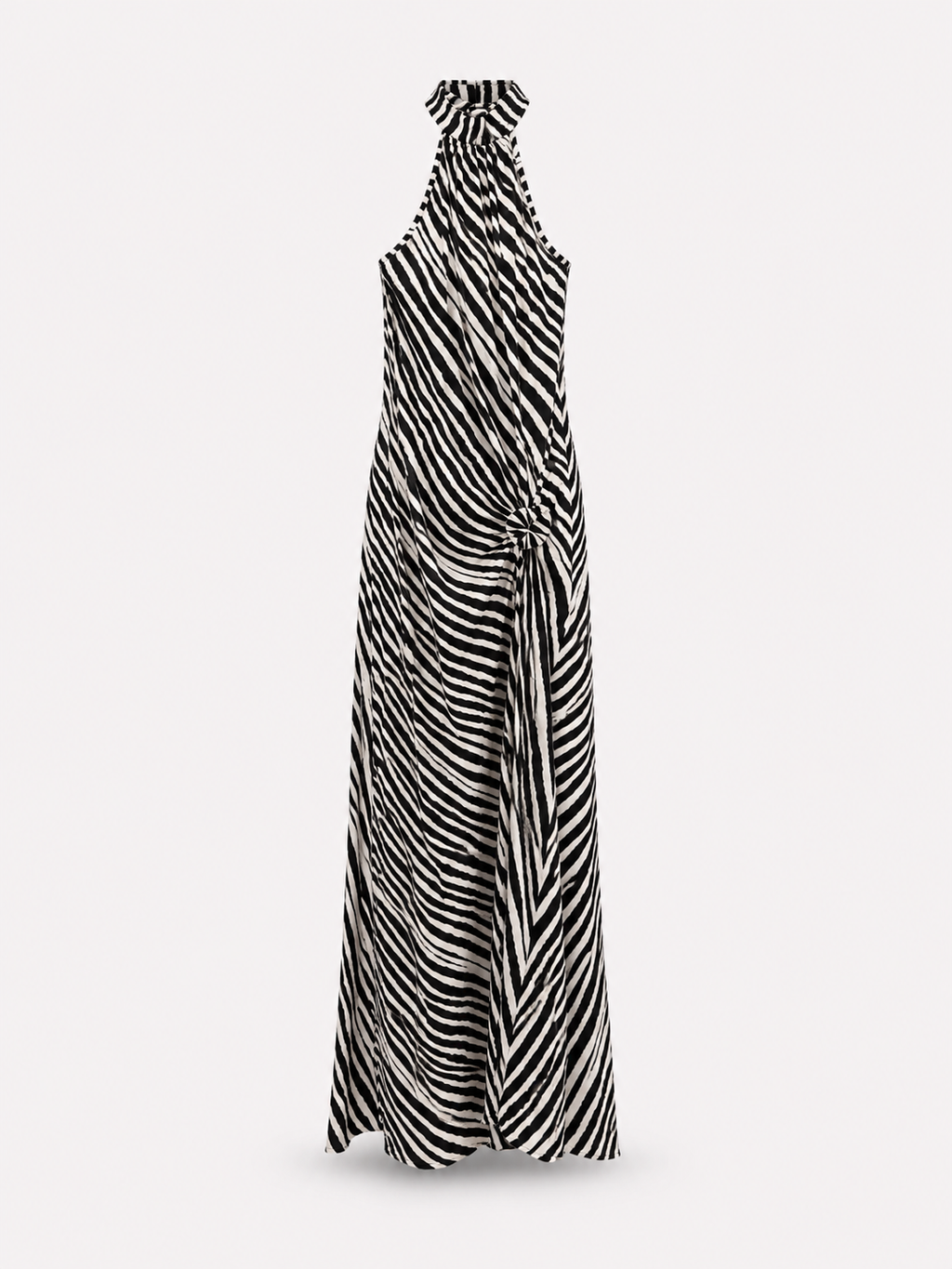 Abito rigato scollo halter HAVEONE