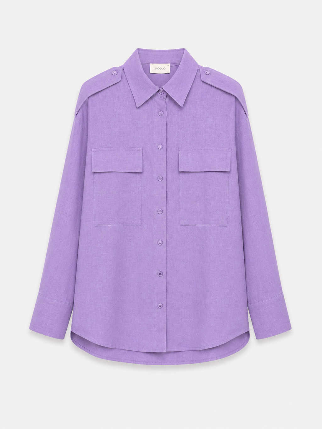 Camicia over 100% lino VICOLO