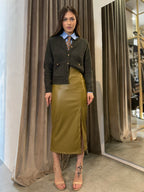 Gonna midi in ecopelle HAVEONE