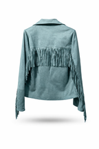 Giacca in daino con frange OPERÀ