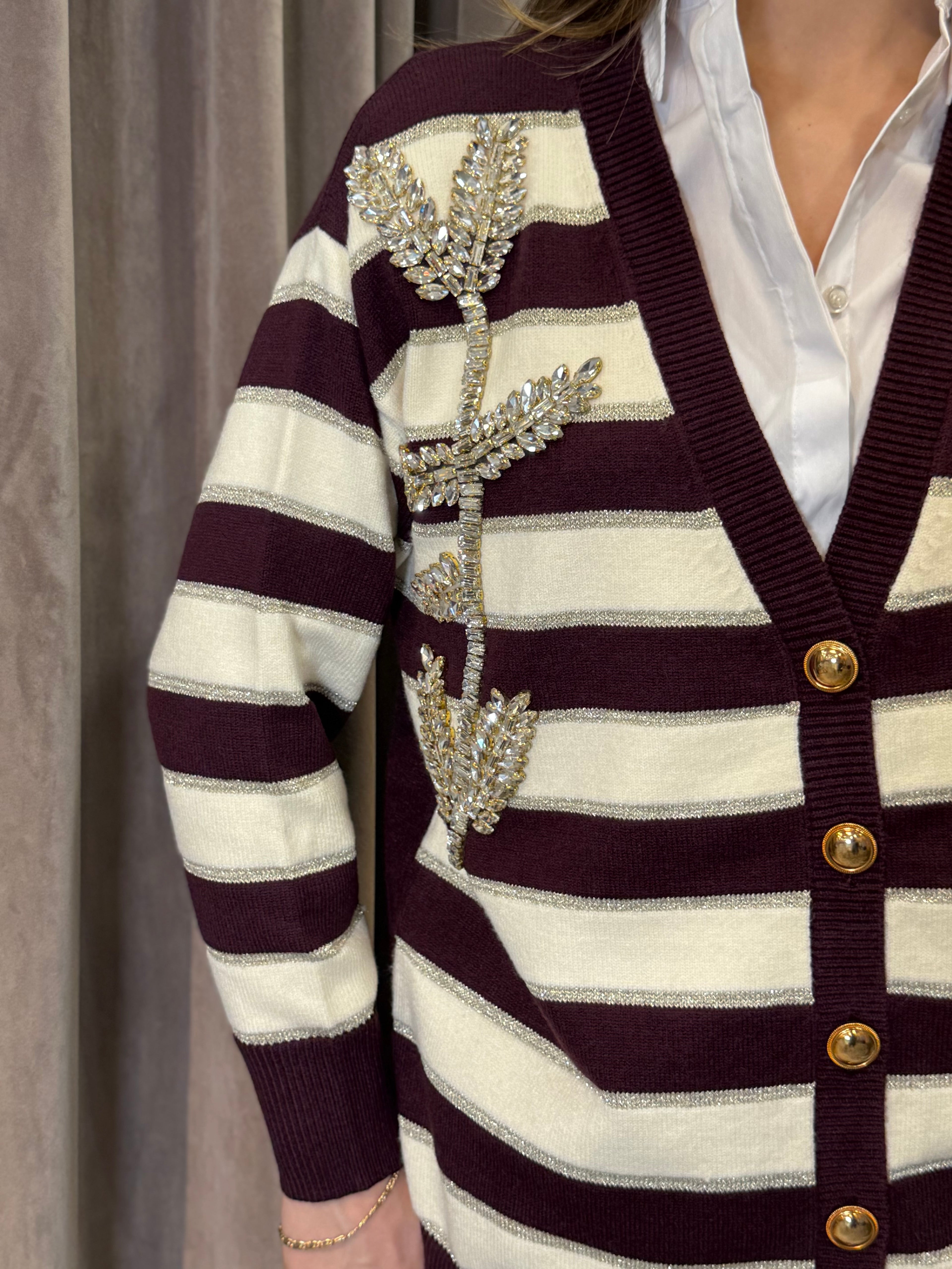 Cardigan a righe TRASH AND LUXURY