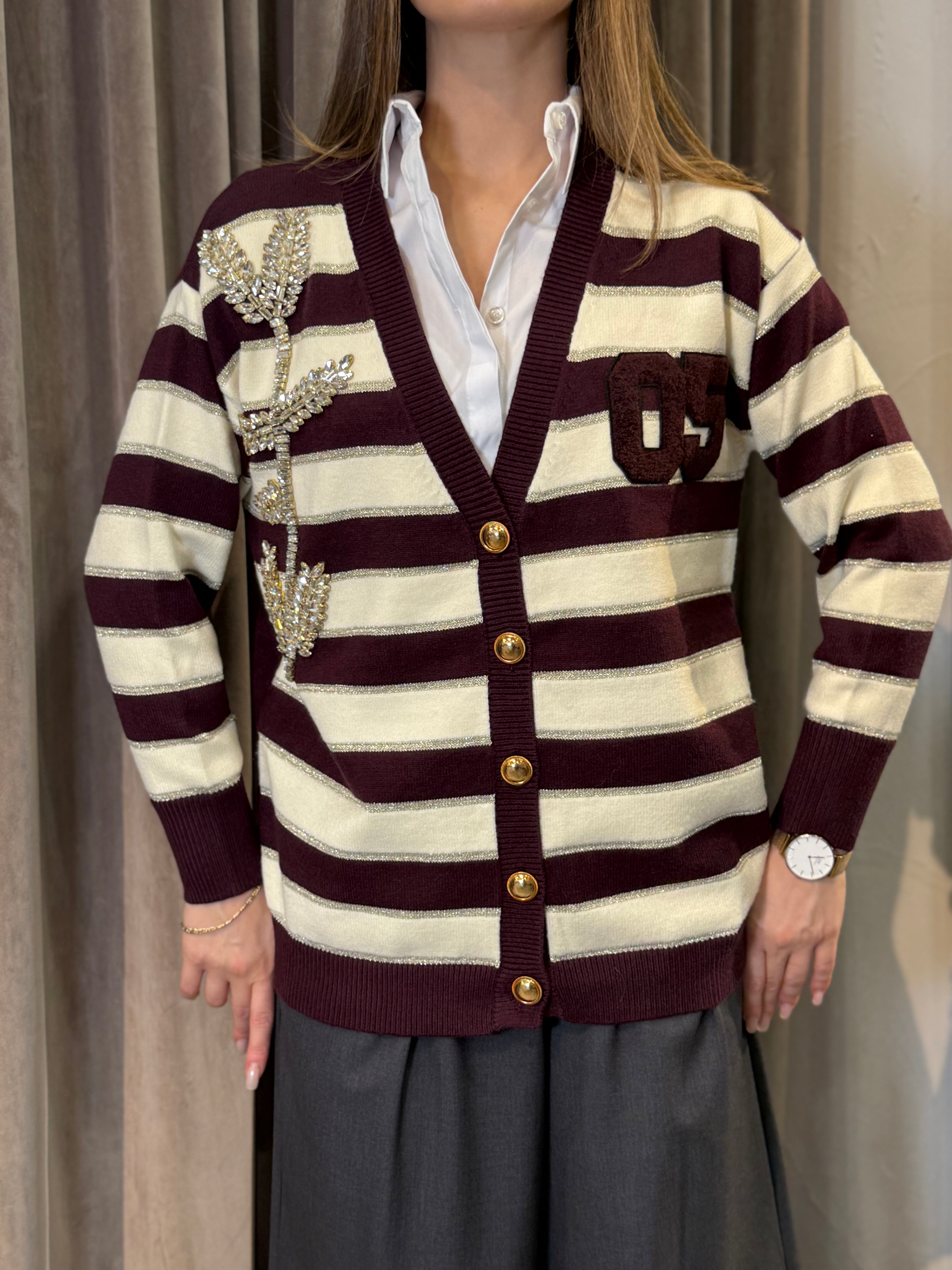 Cardigan a righe TRASH AND LUXURY