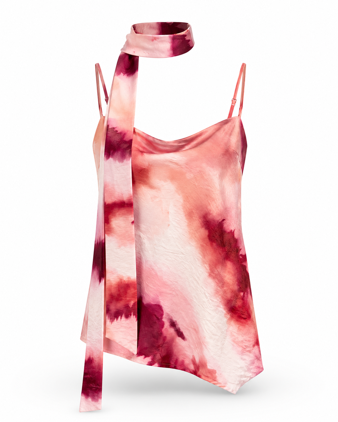 Top tie-dye con sciarpina HAVEONE