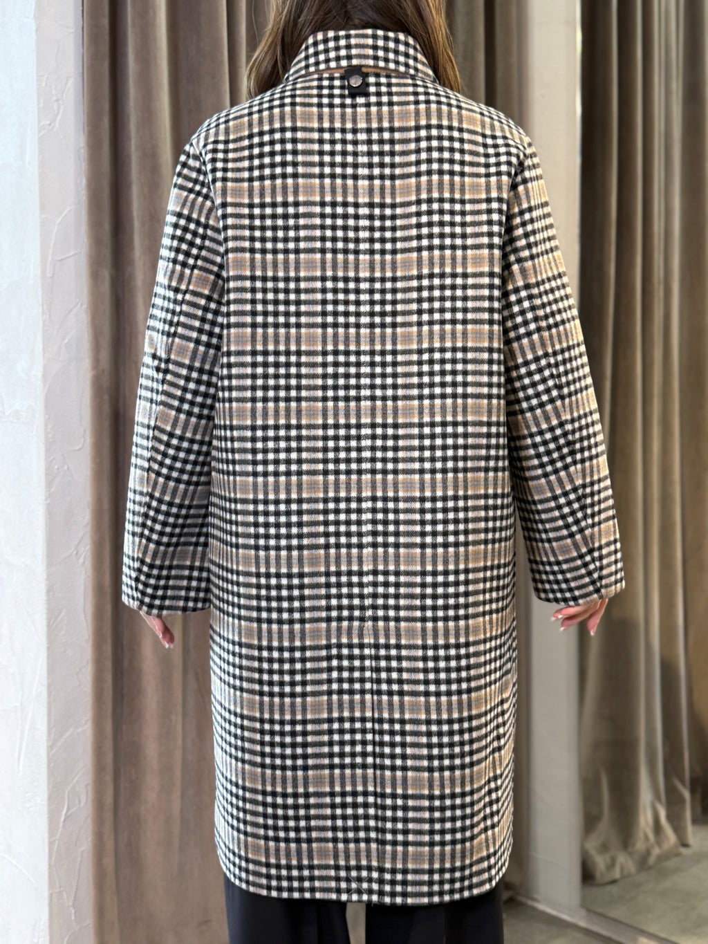 Cappotto tartan VICOLO