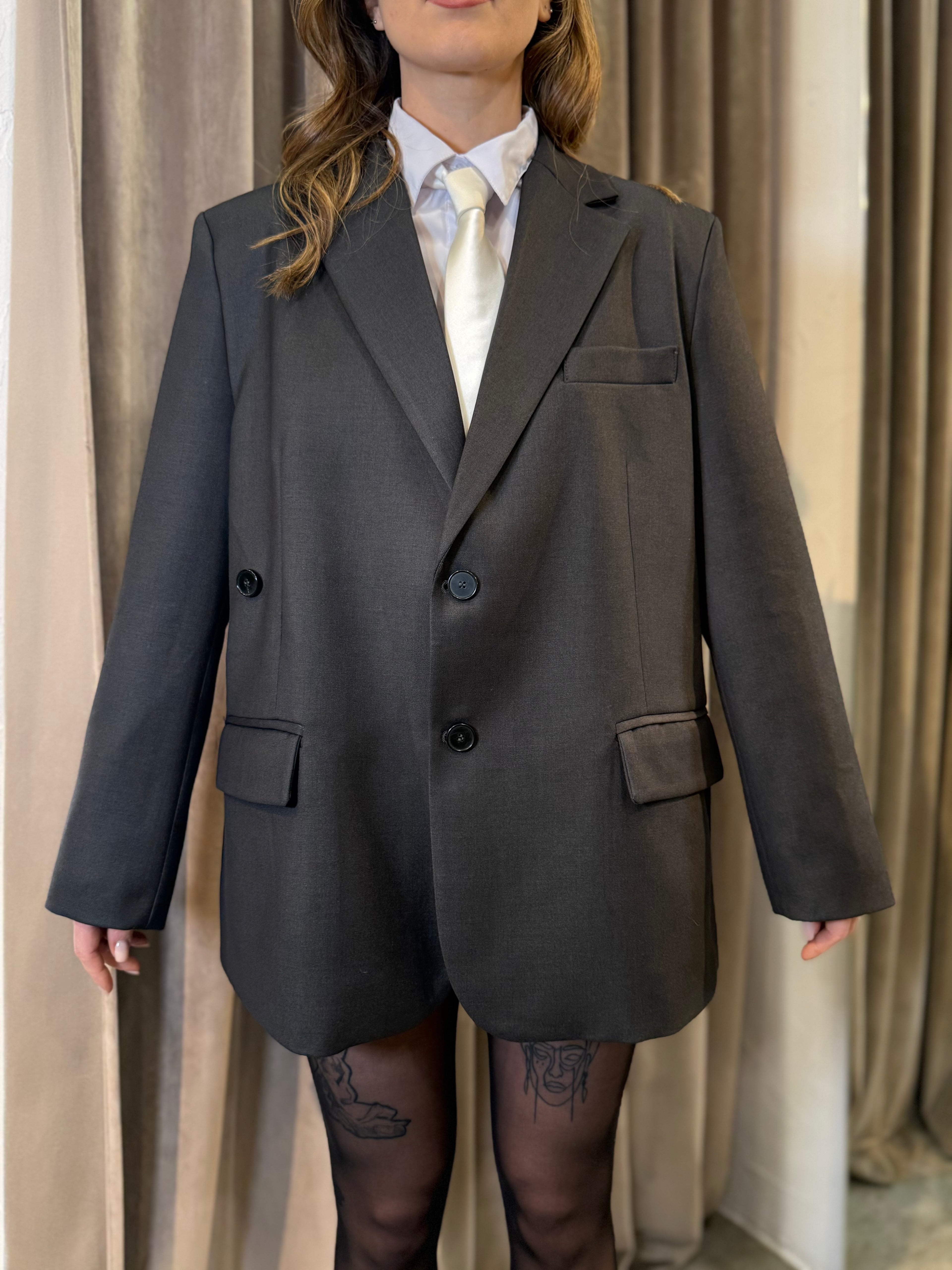 Blazer con abbottonatura laterale