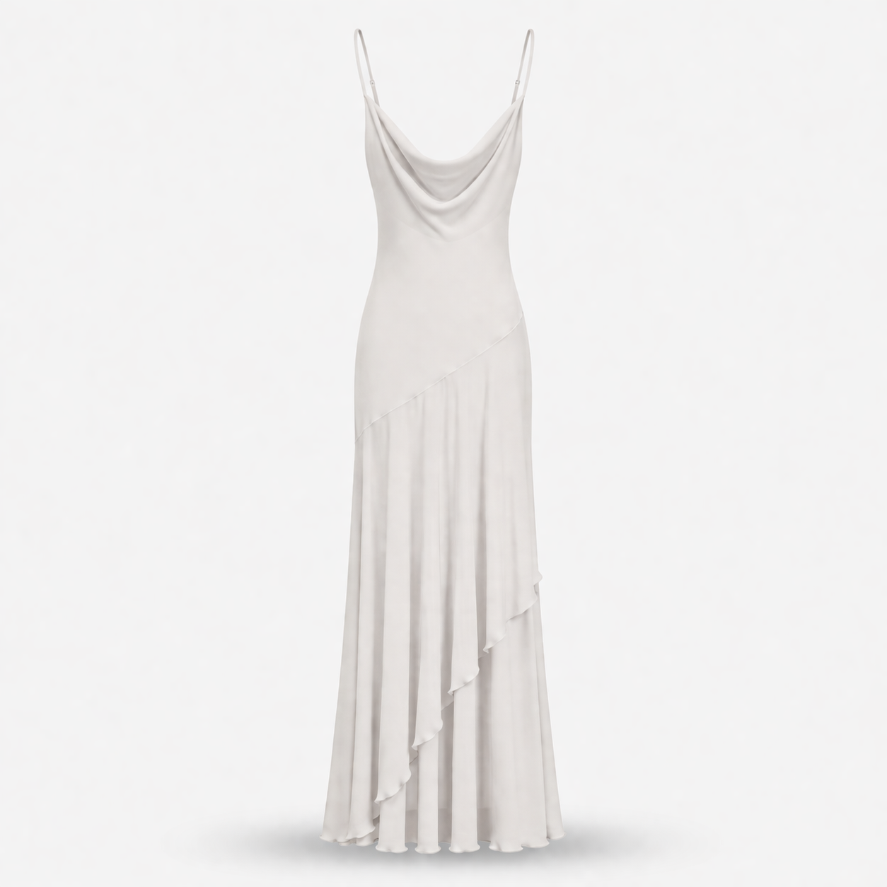 Abito in chiffon com bretelle sottili IMPERIAL