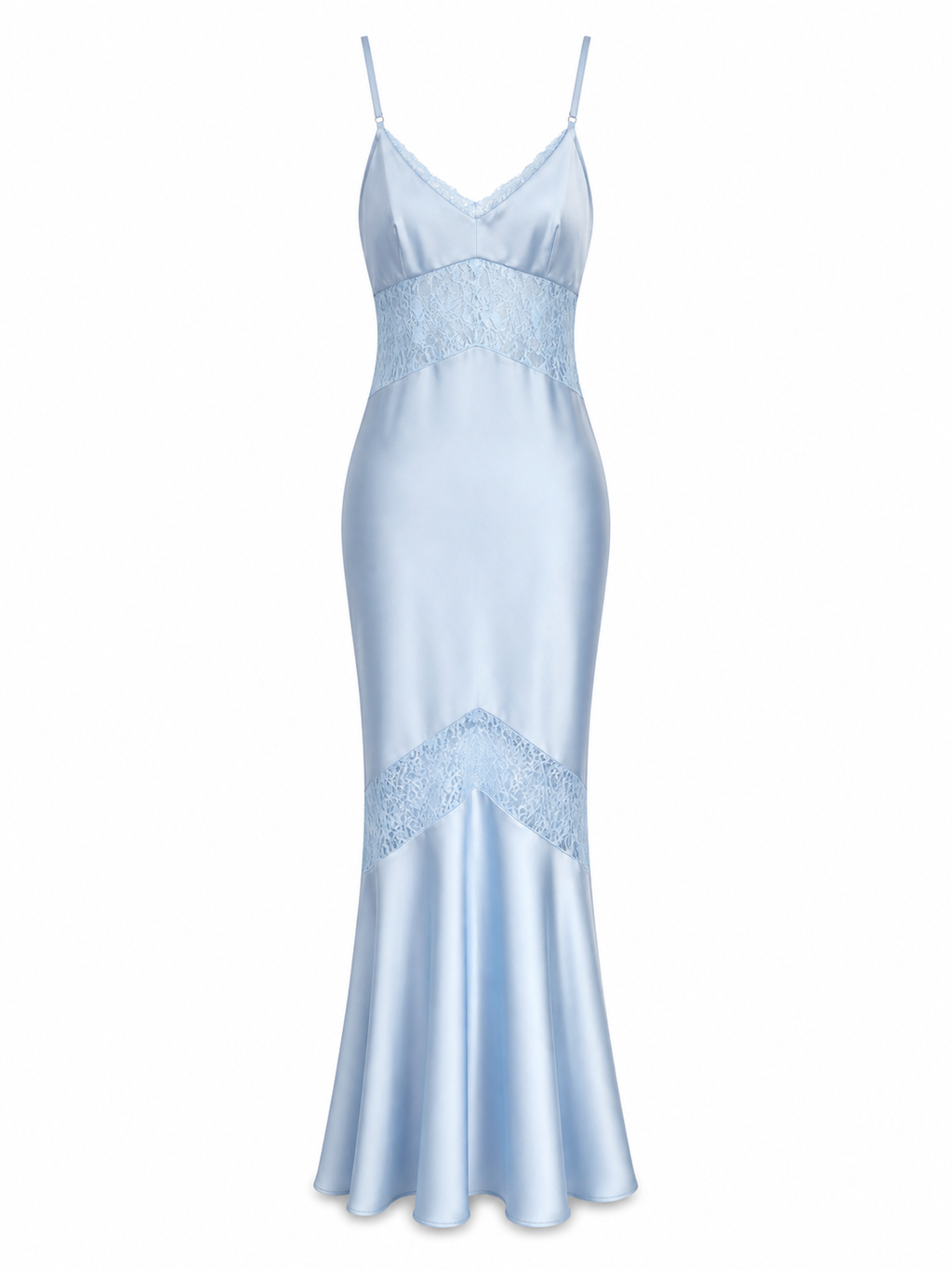 Abito satin e pizzo IMPERIAL