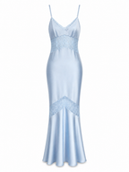 Abito satin e pizzo IMPERIAL
