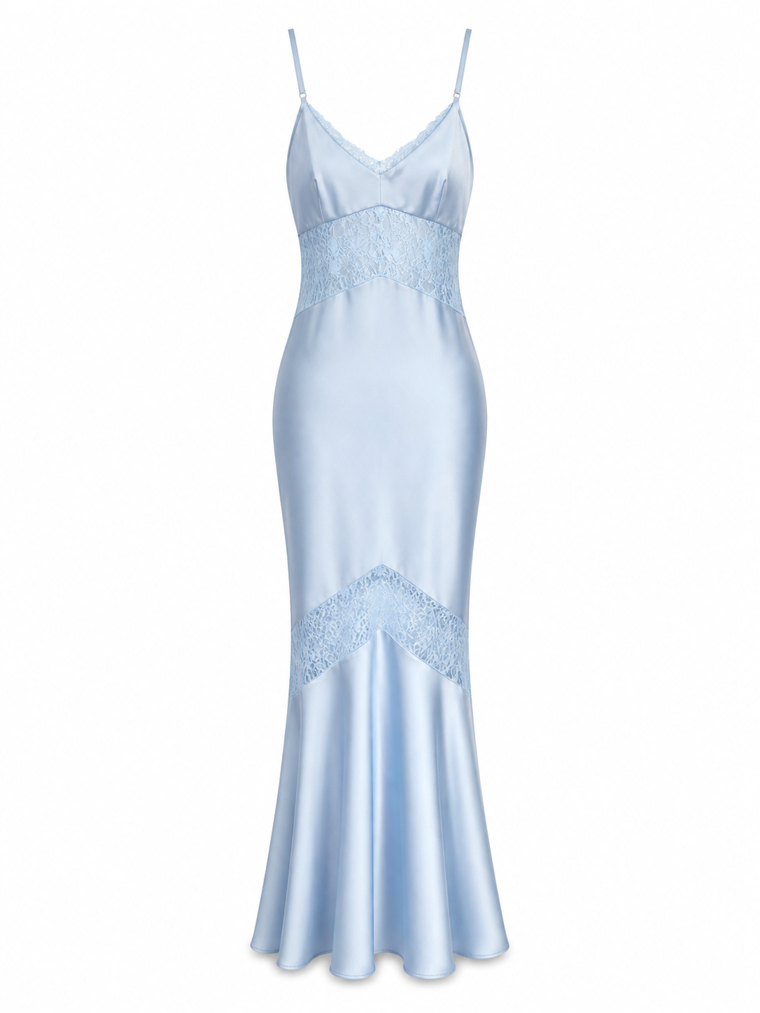 Abito satin e pizzo IMPERIAL