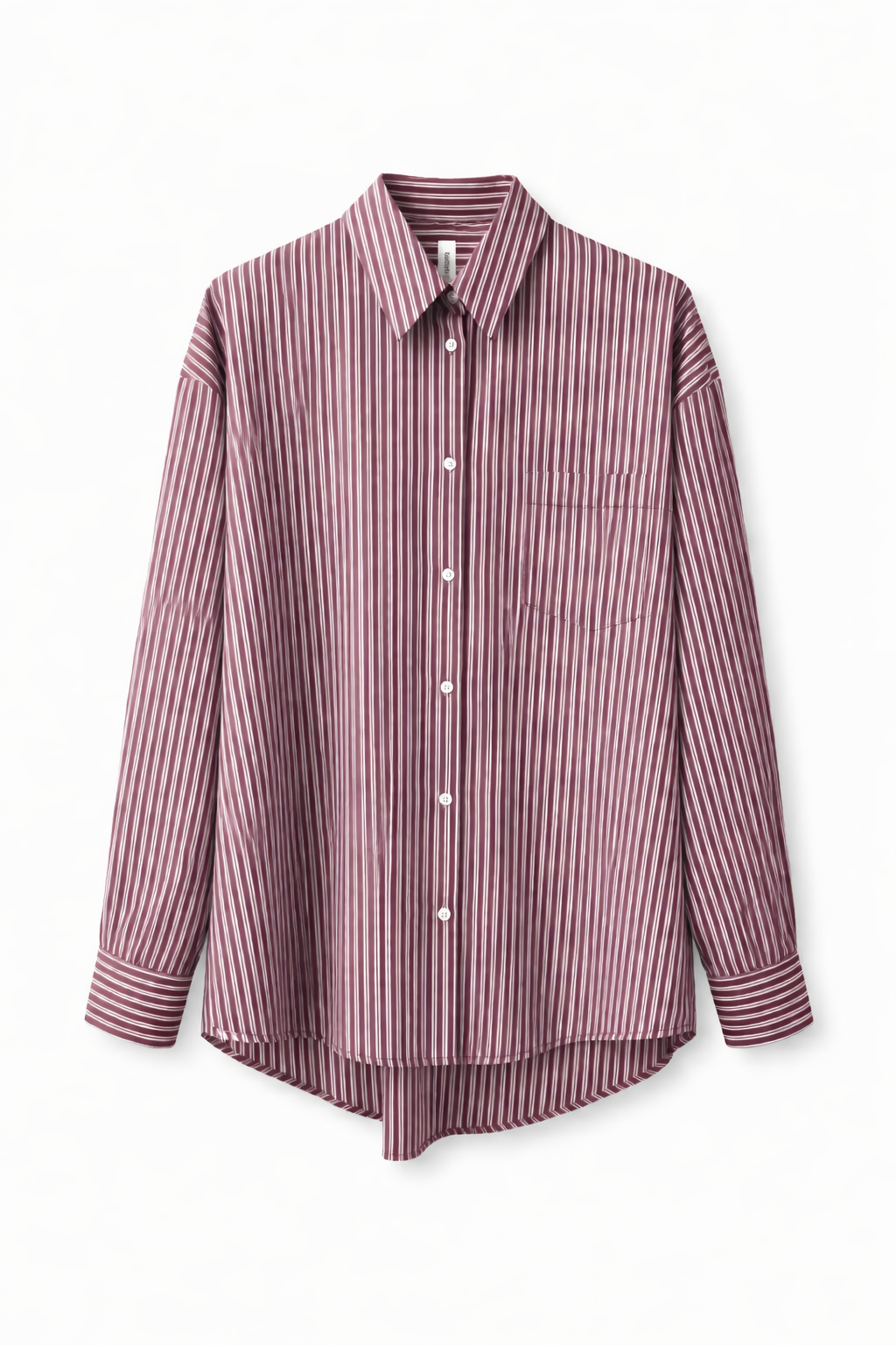 Camicia in popeline di cotone over TENSIONE IN