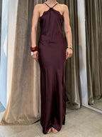 Abito satin lungo OPERÀ