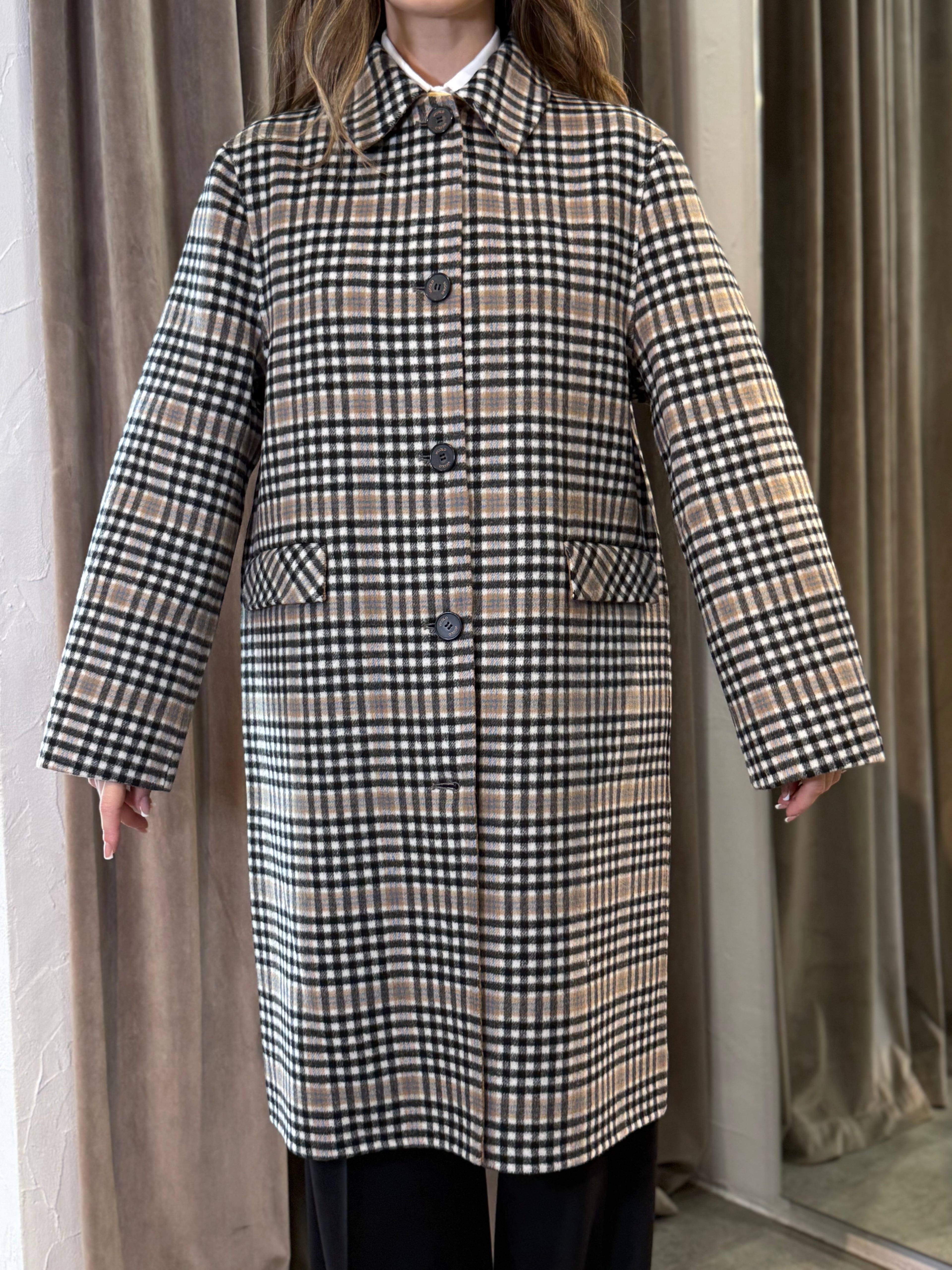 Cappotto tartan VICOLO