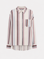 Camicia a righe multicolor TENSIONE IN