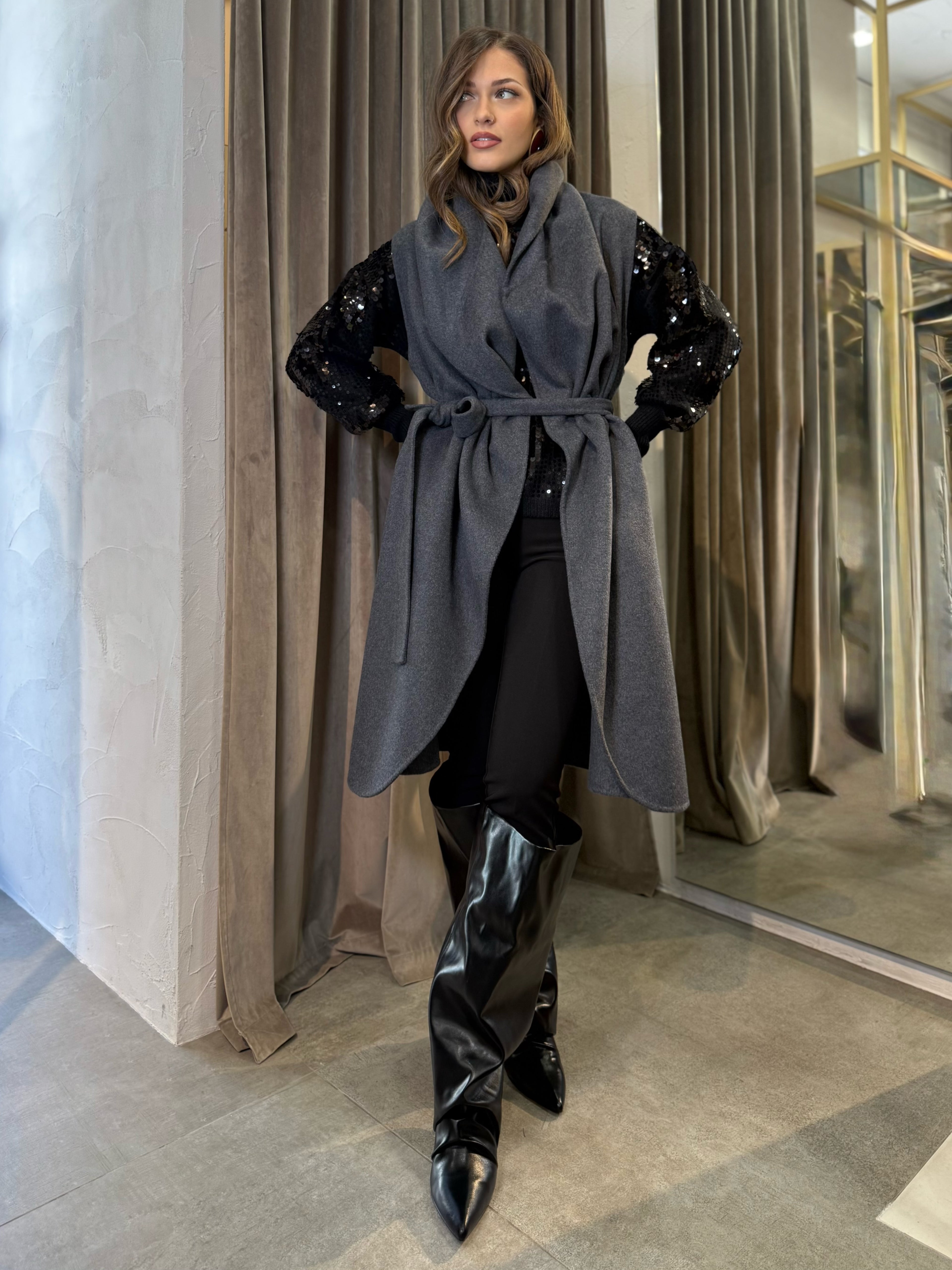 Cappotto smanicato VICOLO