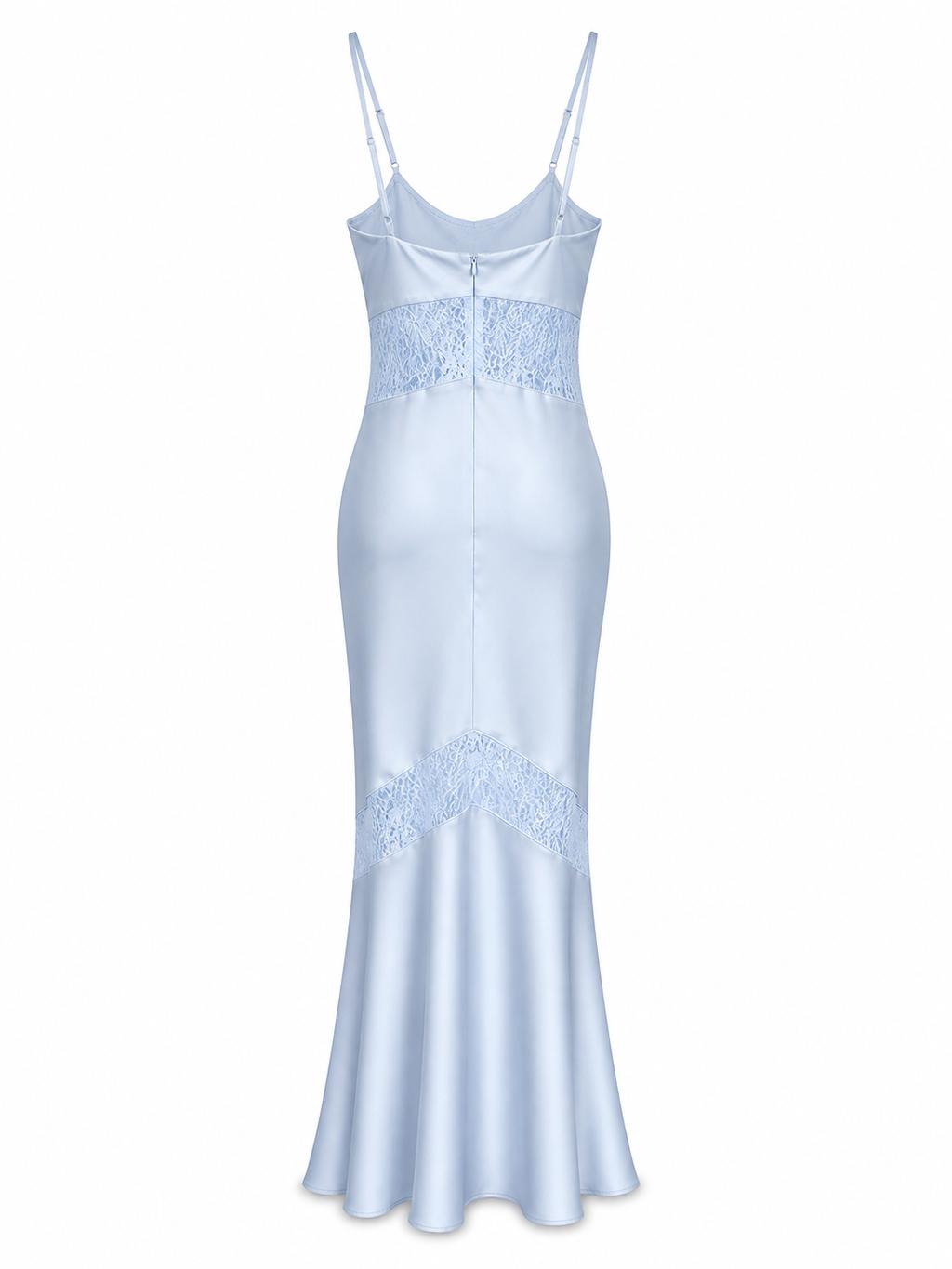 Abito satin e pizzo IMPERIAL