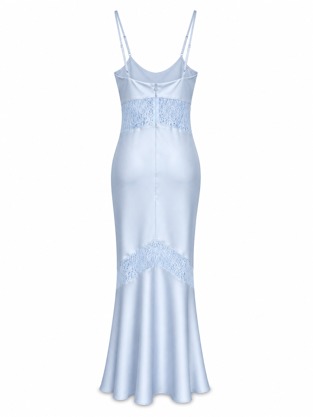 Abito satin e pizzo IMPERIAL