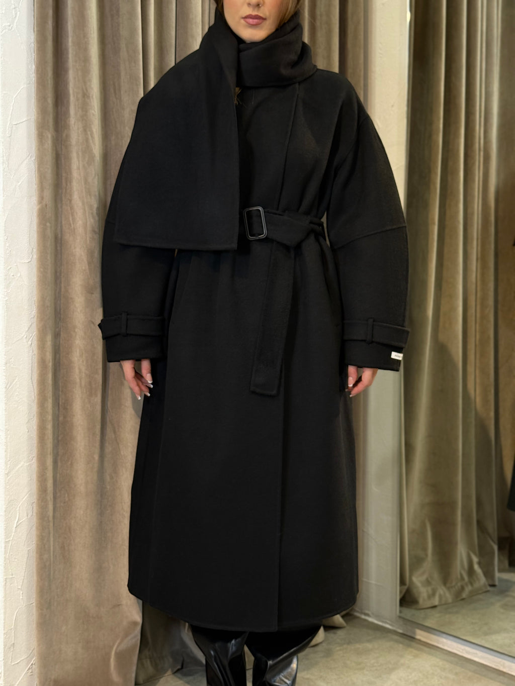 Cappotto con sciarpa HAVEONE