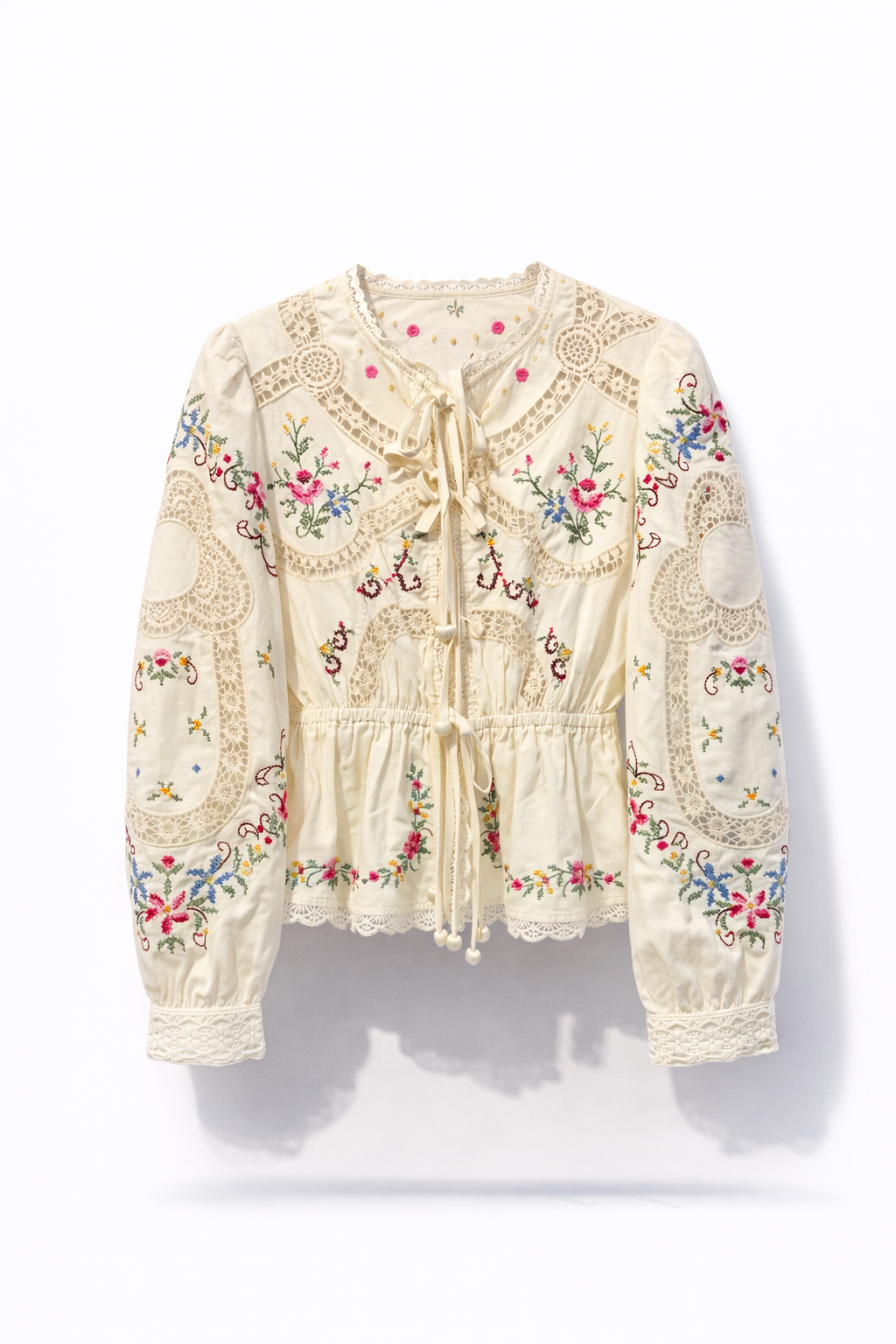 Camicia con ricami DIXIE