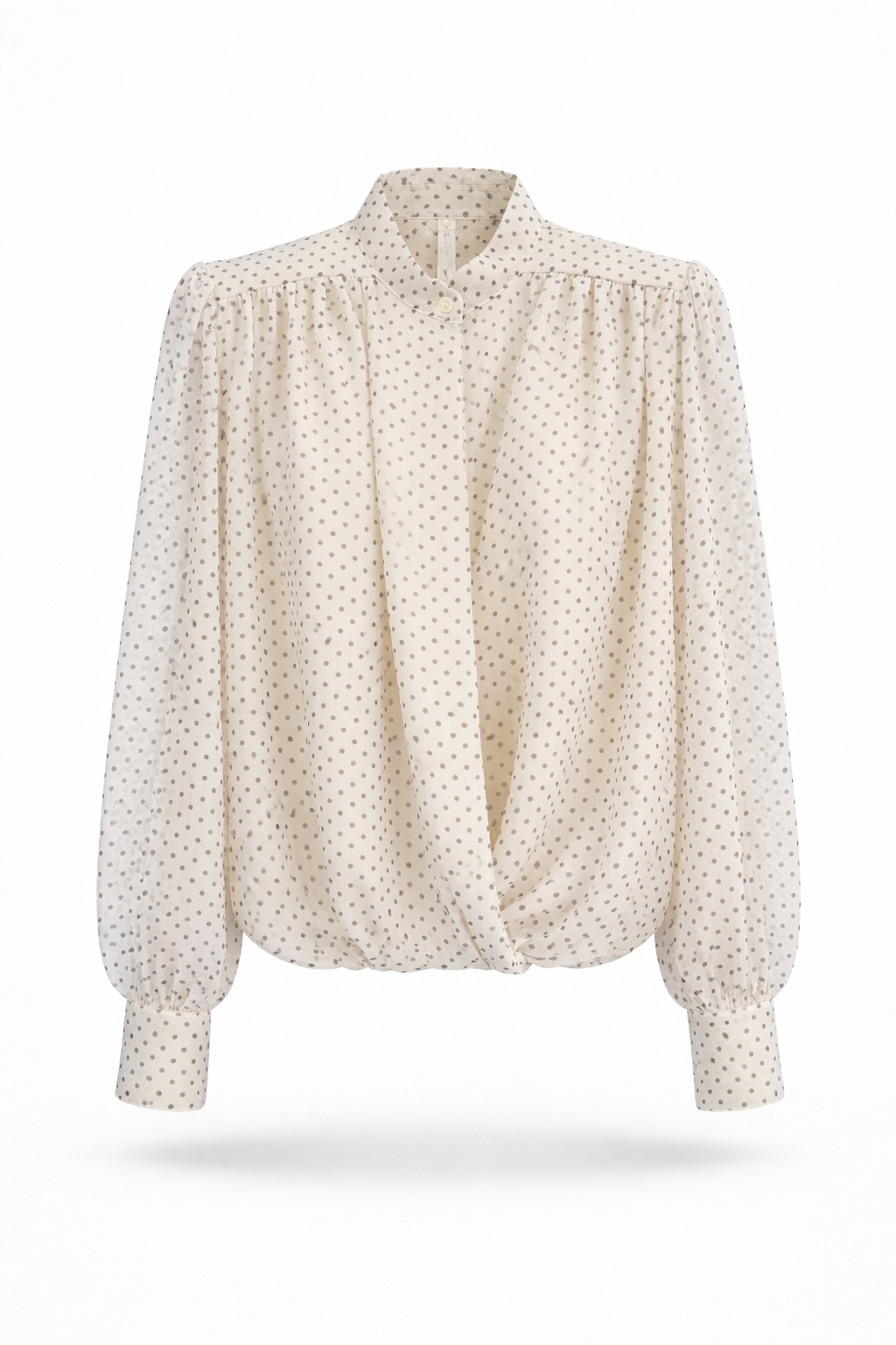 Camicia crop a pois IMPERIAL