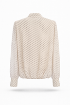 Camicia crop a pois IMPERIAL