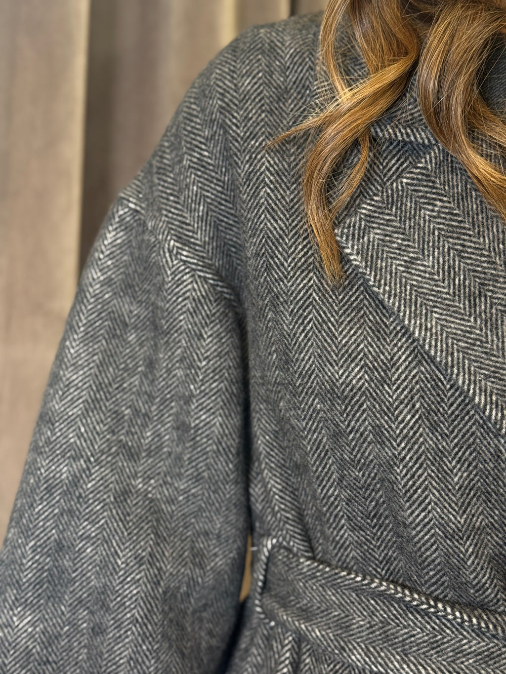 Cappotto con cintura VICOLO