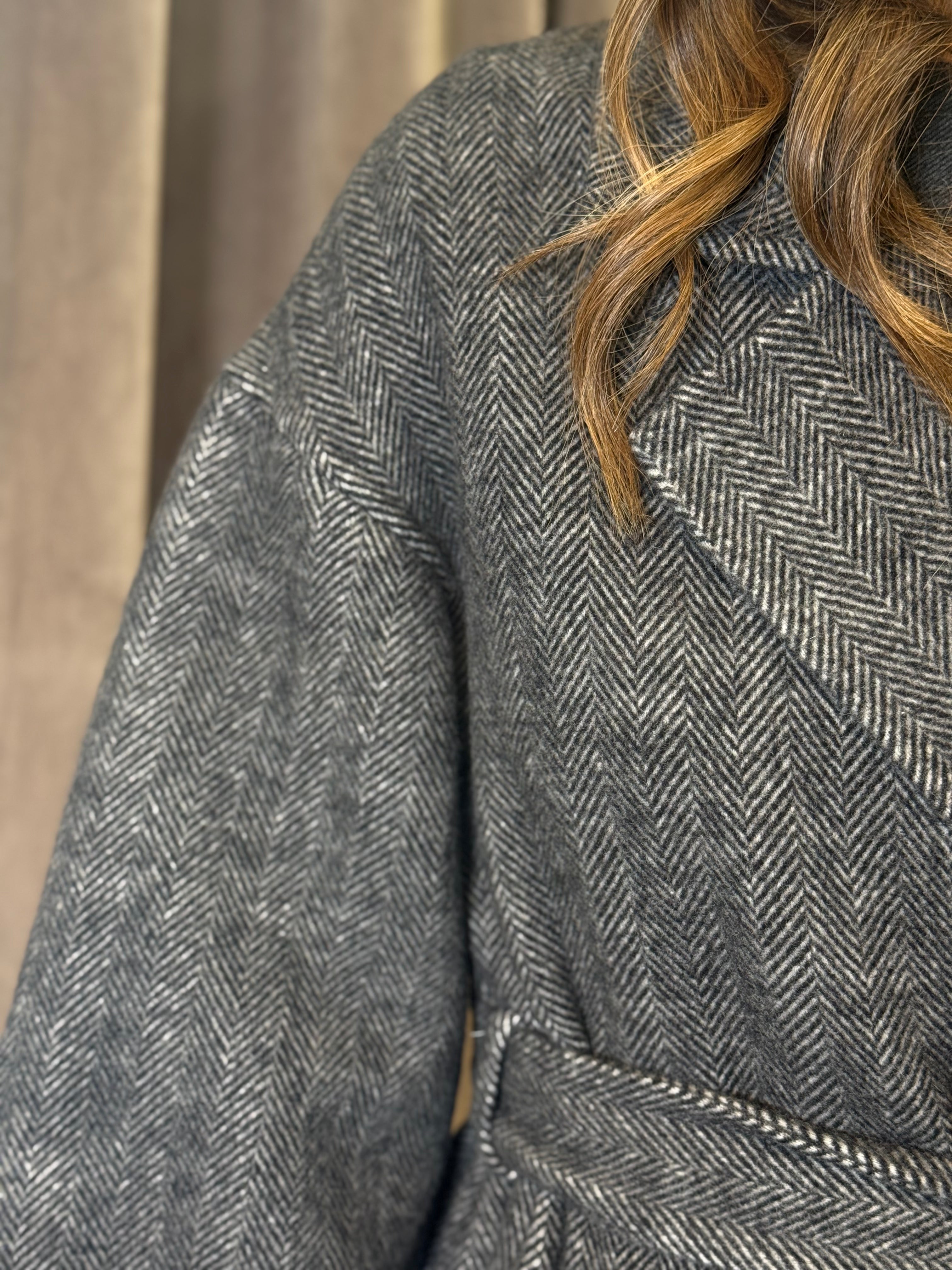 Cappotto con cintura VICOLO
