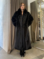 Cappotto in eco pelliccia SANDRO FERRONE